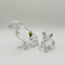 2 Waterford Crystal Labrador