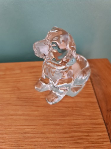 Waterford crystal dog figurine - crystal,
