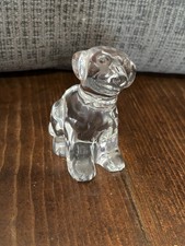 Waterford Crystal Dog Figurine