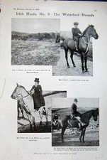 Old Antique Print 1906 Irish